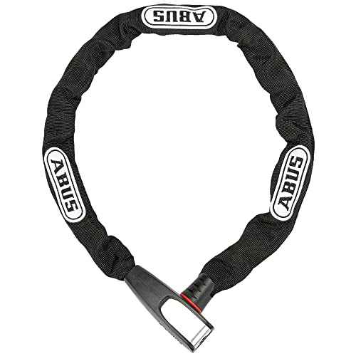 ABUS Steel-O-Chain 8807K Chain Lock - Flexible Hardened Steel Bike Lock - ABUS Security Level 8-85 cm - Black