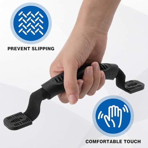 Tallew 12 Pack Kayak Carry Handles Replacement with Washers and Screws Bulk Canoe Boat Handles Kayak Parts Accessory Kit for Watercraft Ocean Perception Water Outdoor Sport Suitcase Luggage