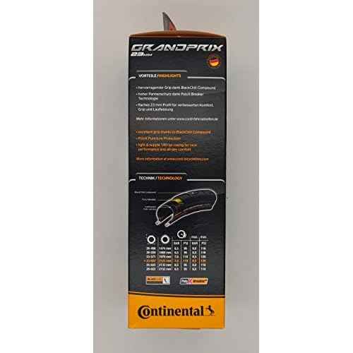 Continental Grand Prix All Rounder Bicycle 700x23 Black Chili Folding Clincher - Pair (2 Tires)