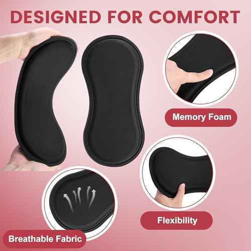 Wehhbtye 2Pcs Post Surgery Lipo Foams, Abdominal Side Compression Board, 11.8'' x 5.5'' Black Lipo Foam Lateral Protector for Post Surgery Recovery Waist Filling Skin Anti-Sagging
