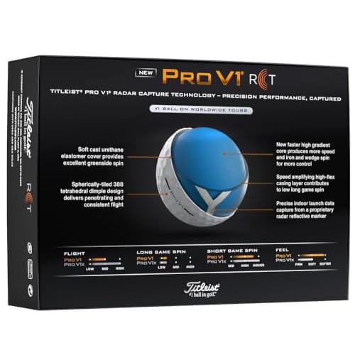 Titleist Golf 2025 ProV1 Golf Balls 1-Dozen White [RCT]