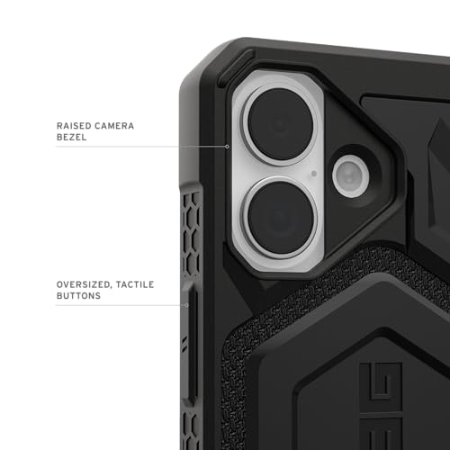 URBAN ARMOR GEAR UAG Designed for iPhone 17 Case Monarch Pro - Compatible with MagSafe Military Grade Protective Cover, Kevlar Black