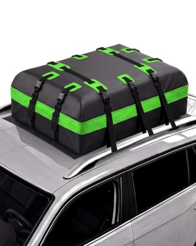 Panoyu Waterproof Rooftop Cargo Carrier Bag 21 Cu Ft for SUVs & Vans