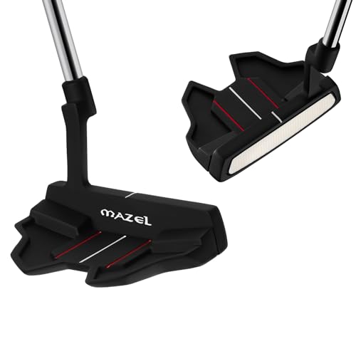 Men's Golf Putter 35 Inch - Black Bat Head Cover Included