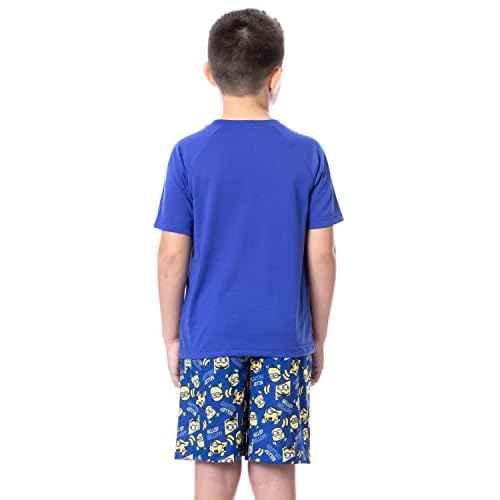 Despicable Me Boys' Minions Bello? Raglan Sleep Pajama Set Shorts Shirt