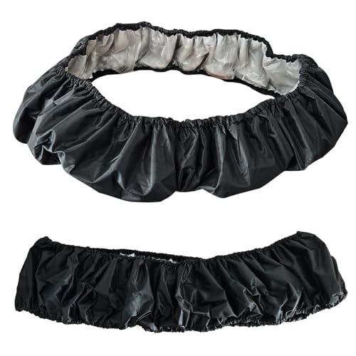 40-Inch Small Trampoline Spring Cover - Black, 6-Leg Variation