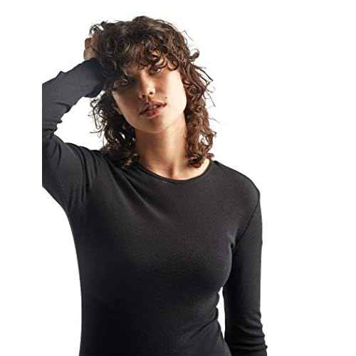 icebreaker Women's 175 Everyday Cold Weather Base Layer Thermal Long Sleeve Crewneck T-Shirt