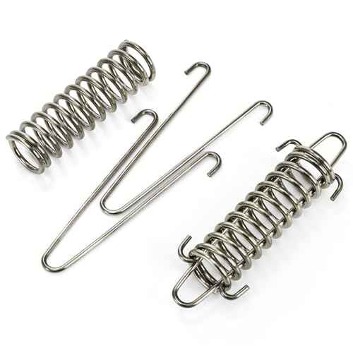 Suwimut 12 Pieces Tent Spring Buckle, Windproof Stainless Steel Rope Tensioner Awning Fixed Hook Buckle, Heavy Duty Tension Springs for Outdoor Camping, Dog Chain, Swing, Hammock Chair, Punching Bag