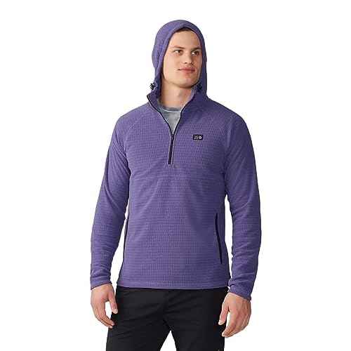 Mountain Hardwear Men's Summit Grid Hoody for Backpacking, Hiking, Camping, and Casual Wear | Lightweight and Insulated