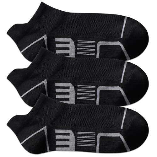 Men's Ankle Socks 12 Pairs Athletic Casual Low Cut Short Socks Black Variation of THIS listing
