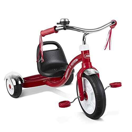 Radio Flyer Big Red Classic Tricycle, Toddler Trike, Tricycle for Toddlers Age 2.5-5, Toddler Bike
