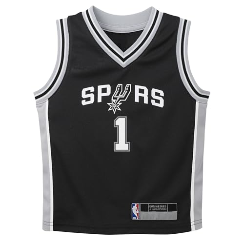 Kids NBA Player Jersey - Victor Wembanyama San Antonio Spurs Black 4-7 Icon Edition
