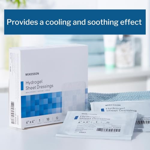 Hydrogel Wound Dressing 4x4 inch Sterile - 10 Pack