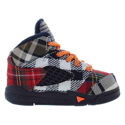 Jordan Toddler's 5 Retro Plaid Black/Total Orange (FD4813 008)