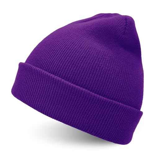 ZOORON Beanie for Men Women Slouchy Beanie Hats Winter Knit Caps Soft Ski Hat