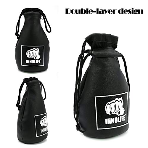 INNOLIFE Black Boxing Slip Bag for Reflex Training - No Filler