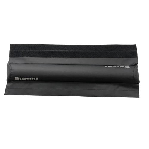 DORSAL Aero Roof Rack Pads - Sunguard (No Fade) for Factory and Wide Crossbars - Pack of 2 for Surfboards Kayaks Sups Snowboards Polyester, Polyvinyl Chloride (PVC) 28" Inch Black