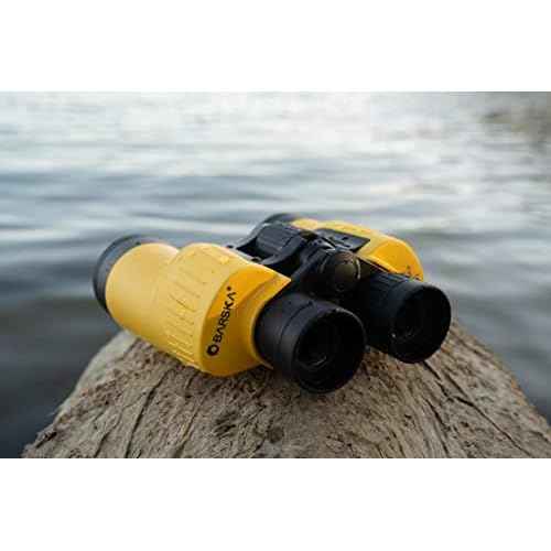 Barska Floatmaster 7x50 Marine Binoculars ? Floating, Waterproof, Fogproof, Rubber Armored Boating Binoculars with BAK-4 Prisms & Multi-Coated Optics