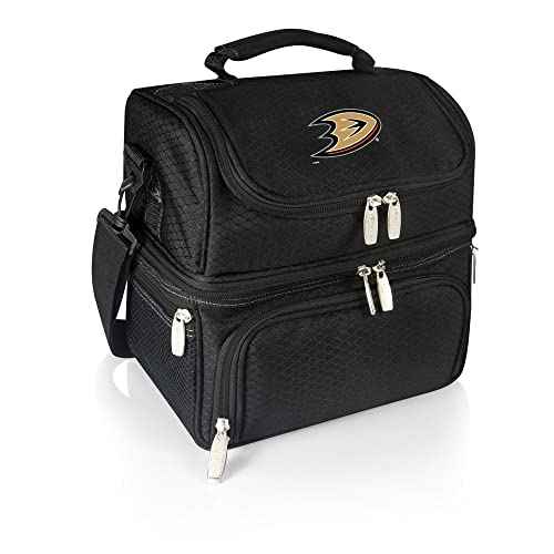 NHL Anaheim Ducks Pranzo Lunch Bag - Insulated Lunch Box with Picnic Set - Lunch Cooler Bag