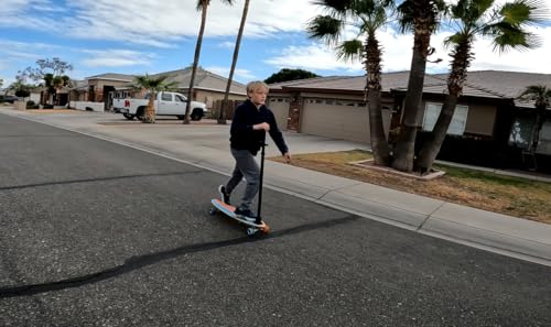 Removable Skateboard Handle for Balance Training and Learning
