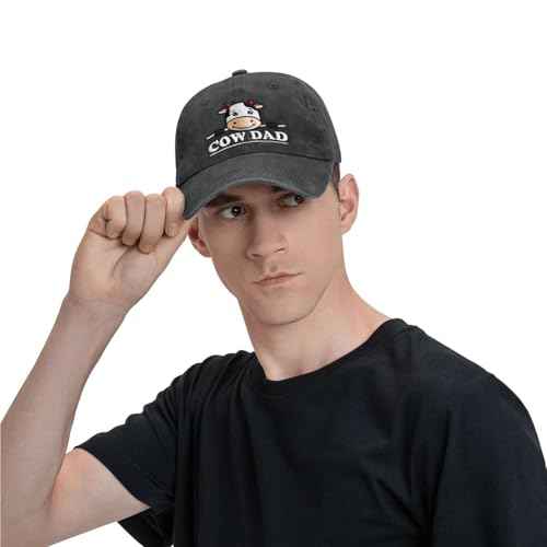Chicken Mom Hat, Chicken Cow Farms Gifts, Cow Mom/Dad Baseball Hat Adjustable Embroidered Farmer Baseball Cap