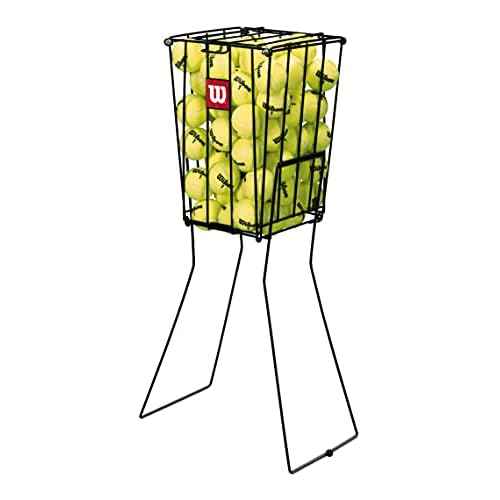 Wilson Unisex Adult Ball Pick Up Basket Tennis Ball Collection Pick-Up Basket, 75 Tennis Balls Capacity, NS
