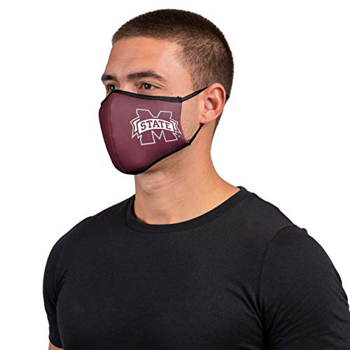 FOCO NCAA unisex-adult Ncaa Team Logo Sport Reusable Washable Fashion Face Cover Mask 3-pack