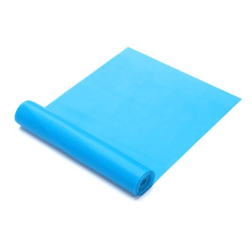 Latex Resistance Bands for Yoga & Fitness, High Elastic Anti Break Stretch Bands, Full Body Workout Bands for Home Gym, Blue, 59 * 5.9 * 0.01In