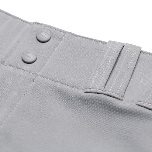 Champro Men's Baseball Knickers with Braid, Medium Grey & Black Pipe