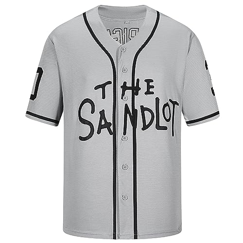 90s Outfit for Men,Sandlot 30 Jersey Rodriguez 30 Squints 5 Yeah-Yeah 11 Short Sleeve Baseball Jerseys for Men Women