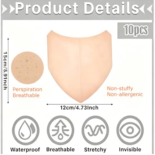Anti Chafing Thigh Strips & Lift Tape for Women, Pack of 10 - Invisible Body Support