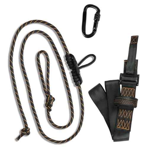 MUDDY Safeguard Youth Combo Safeguard Harness, Lineman's Rope, Tree Strap, Suspension Relief Strap, & Carabiner Super Light Easy-to-Use 360-degree Movement Outdoor Hunting Tree Climbing Gear