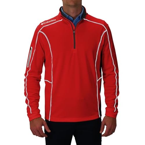 Columbia Men's OMNI WICK Shotgun 1/4 Zip Pullover Breathable Long Sleeve