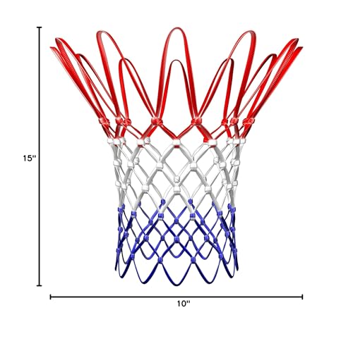 Spalding All-Weather Red, White, Blue Net