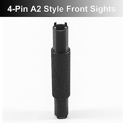 Front Sight Adjustment Tool for A1 & A2 Iron Sights CNC Steel with Rubber Cover