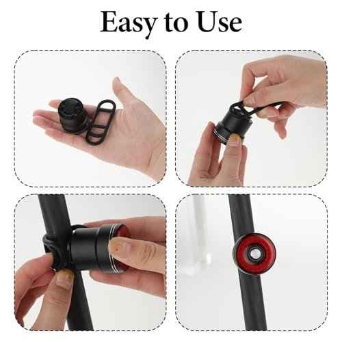 40 Pcs Bicycle Light Silicone Straps Bike Silicone Mount Band Rubber Straps Bike Light Mount Bike Flashlight Mount for Cell Phones Speaker Lights Holder Bicycle Handlebar Bicycle Light Sets(Multisize)