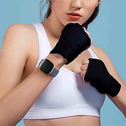 Dirrelo Bands Compatible with Fitbit Sense/Versa 3 / Versa 4 / Sense 2, Soft TPU Sport Strap Band, Replacement Wristband for Women Men, 4Pack Small, Black Modena Bluegrey Pinegreen