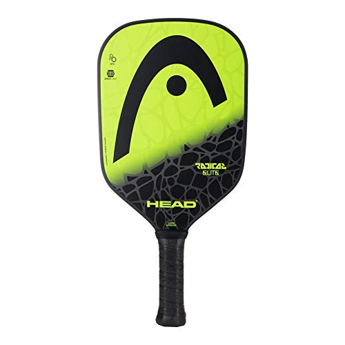 HEAD Radical Elite Pickleball Paddle - Black and Yellow, Lightweight, Mid-Level Performance