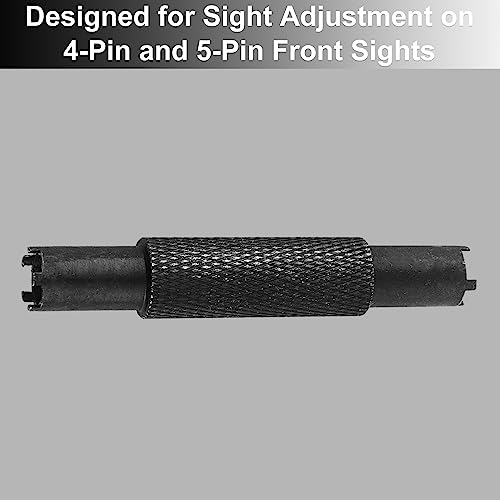 Front Sight Adjustment Tool for A1 & A2 Iron Sights CNC Steel with Rubber Cover