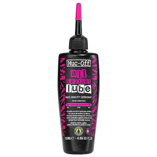 All-Weather Bicycle Chain Lube Spray - Biodegradable 120ml for All Bikes