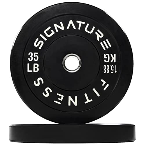 Fitvids Olympic Bumper Plates Set, 2" Weight Plates for Strength Training & Weightlifting, Paris or Set or Set with Barbell, Multiple Options