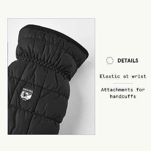 Hestra Moon Mitt, Heavily Insulated Long Cuff Mitten for Alpine Skiing, Snowboarding, Cross Country Ski & Snowshoeing