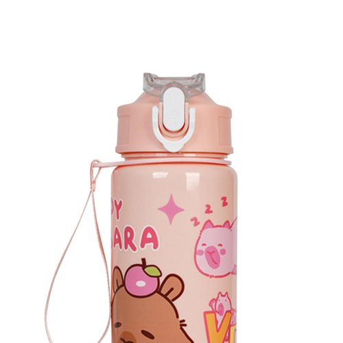 Gifts Capybara Tumbler Cute Thermo for Girls, Teens, Women, 700ml Capybara Drinking Bottle with Straw Travel Water Cup Large Capacity Kawaii Water Bottle for Outdoor Activities