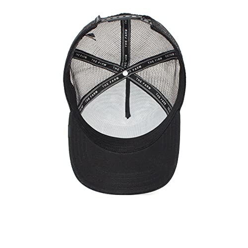 Unisex Adjustable Snapback Trucker Hat - Black, One Size