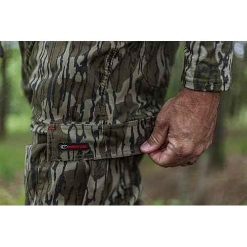 Mossy Oak Cotton Mill 2.0 Camo Hunting Bibs, Uninsulated Camo Overalls for Men