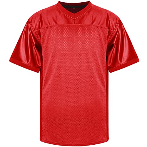 Phoneutrix Football Jersey 3X-Large Red Sports T-Shirt Hip Hop Party Wear