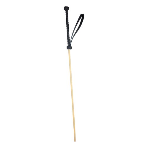 BDSMNOOK Horse Riding Whip, 18.8 Inch Wooden Rattan Riding Crop, Perfect for Training Shows and Costumes Equestrian Horse Whip, with Non-Slip Hand Woven Handles, Wristband Design