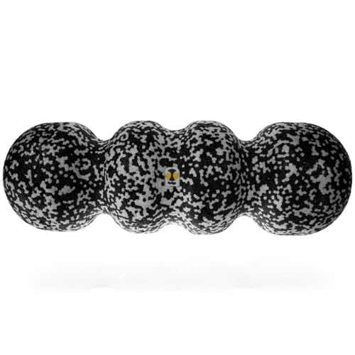 Rollga LITE Soft Density Ergonomic Foam Roller for Back Pain & Muscle Recovery - Black & White