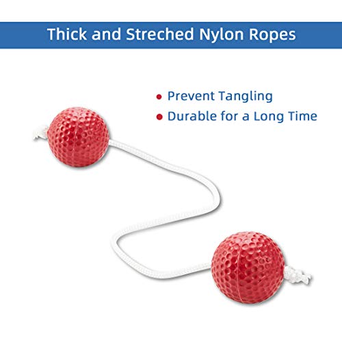 Ladder Toss Replacement Balls - Set of 6, Durable Golf Bolas for Outdoor Game