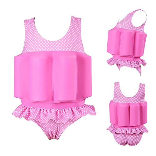 Pink Baby Boy Girls One-Piece Swimsuit Summer Suit - 3-4T